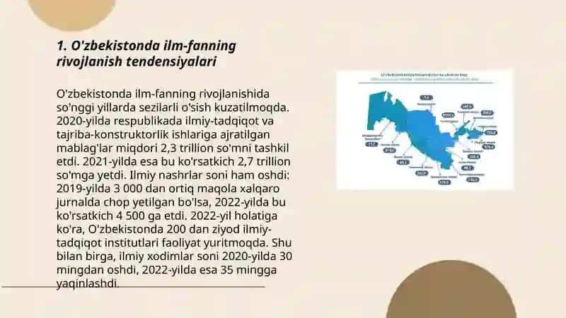 O‘zbekiston ilm-fani: yangilanish va yutuqlar 3