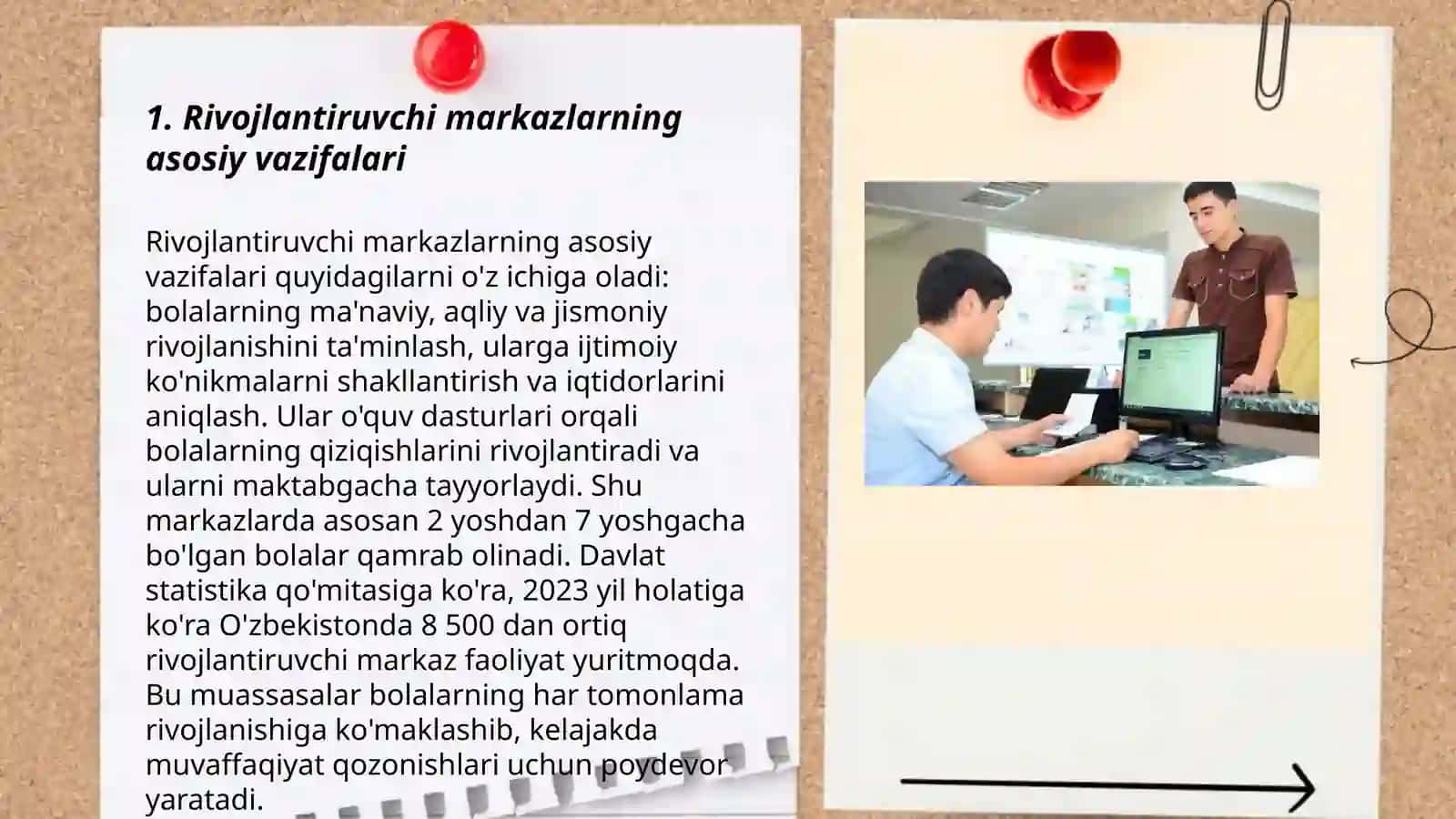Rivojlantiruvchi markazlarda talim faoliyati va ularga qo'yiladigan talablar 3