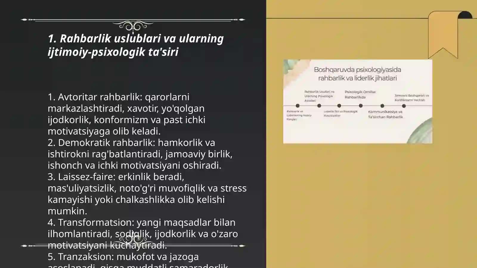Sotsial psixologiyada boshqaruv muammosi 3