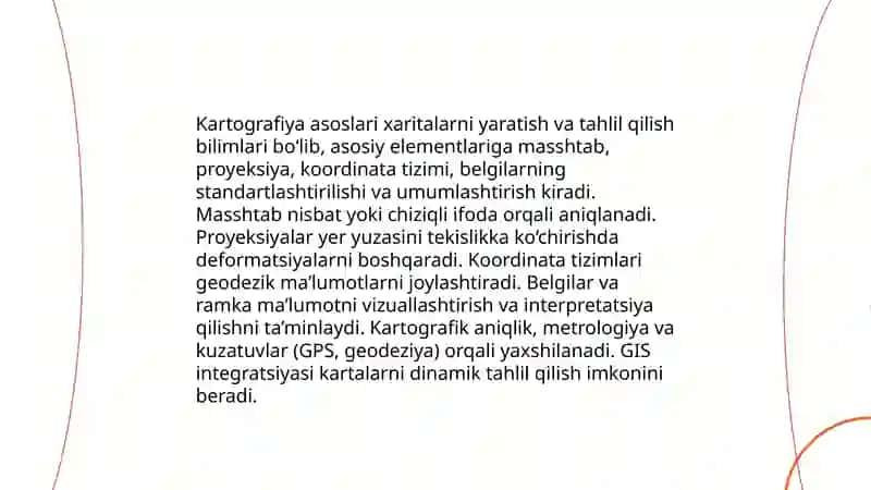 Kartografiya asoslari 3