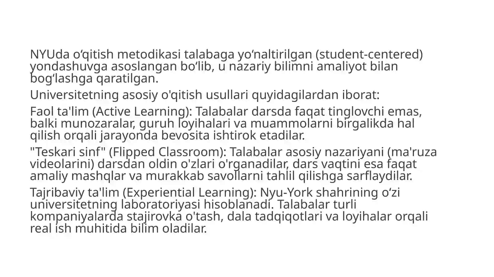 Nyu-York universiteti (NYU) 3