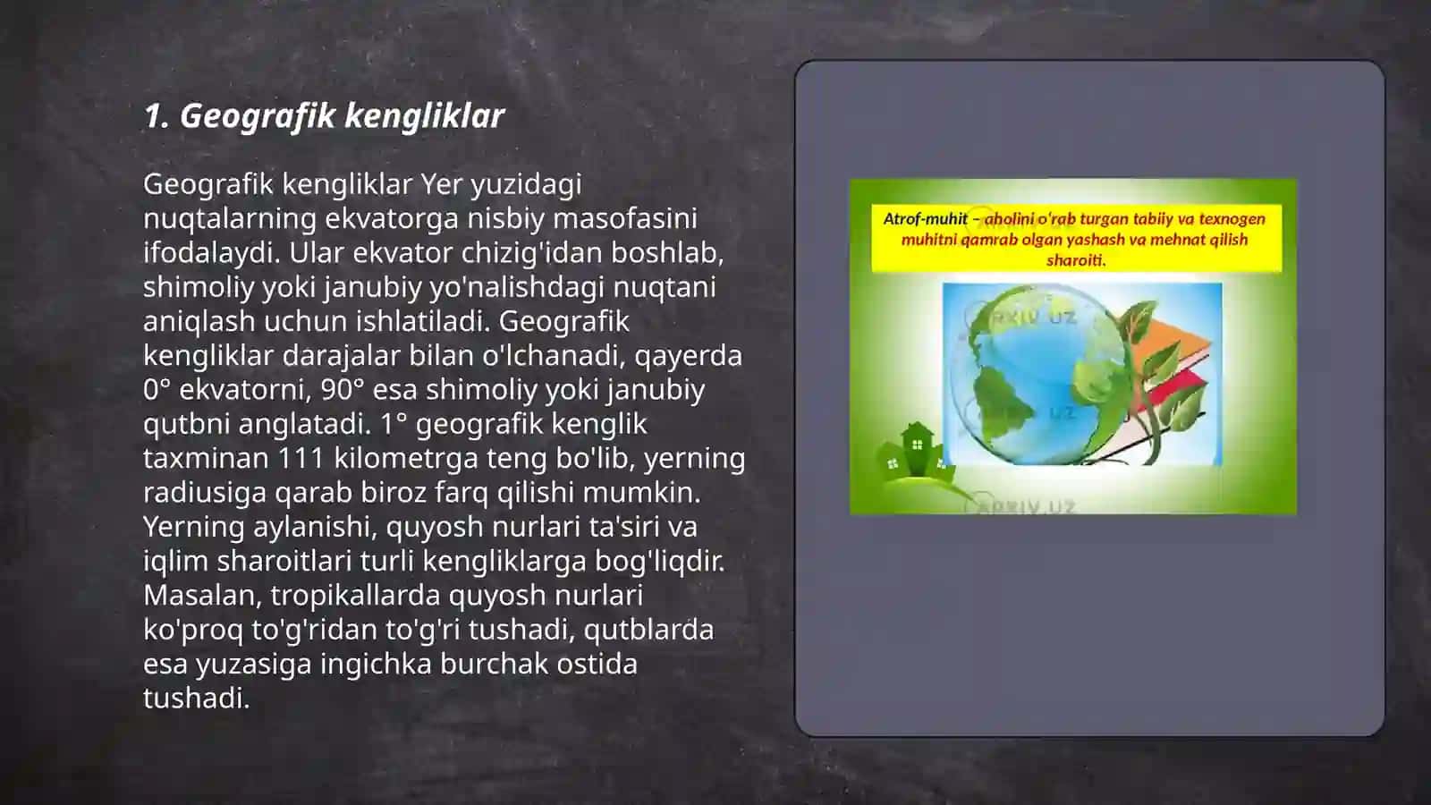 Geografik omillarning iqlimga ta'siri 3