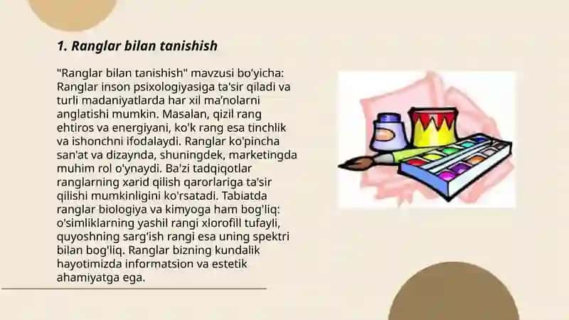 Maktabgacha ta’lim tashkilotida Tasviriy faoliyat turlari 3