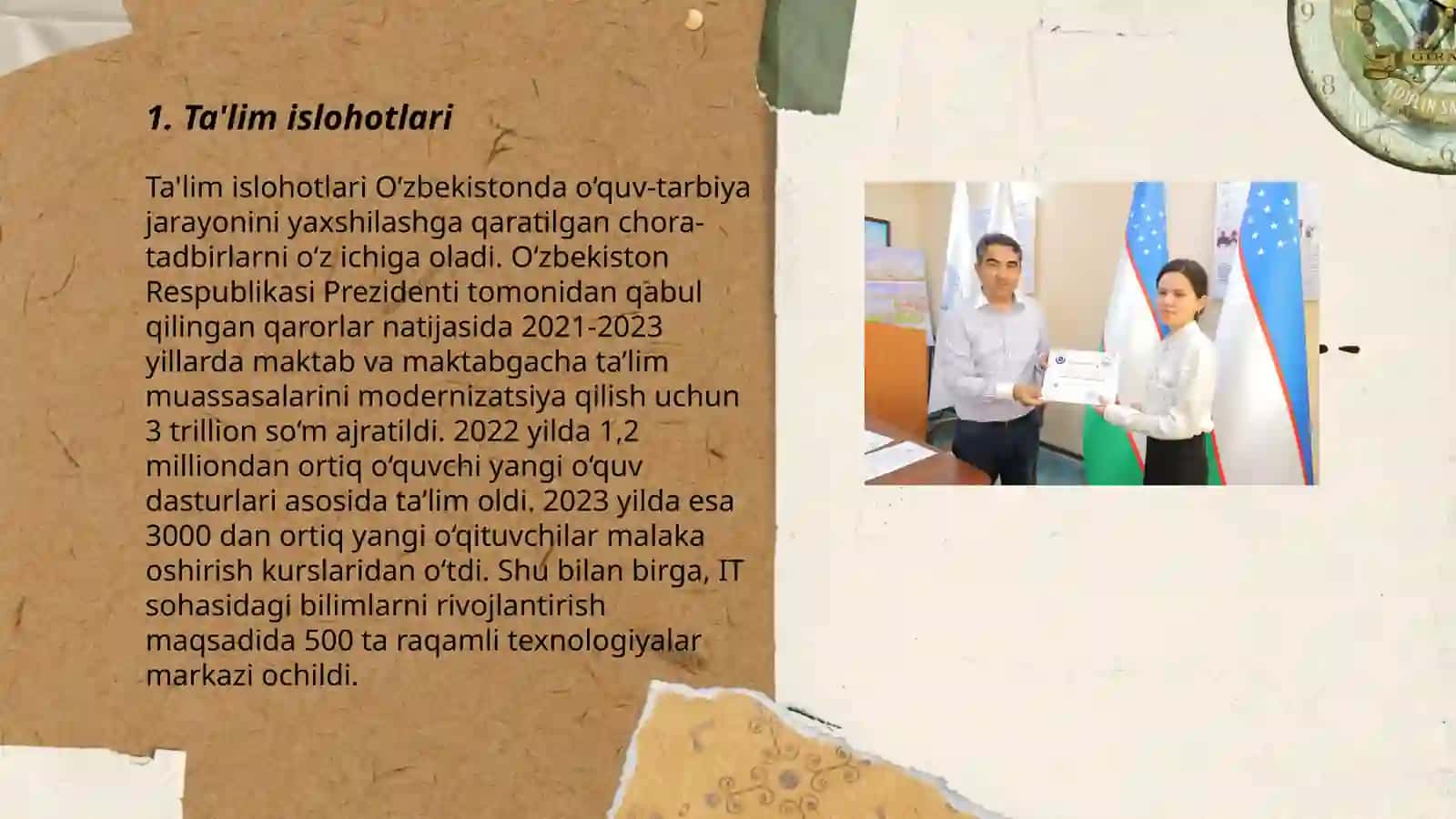 Ta'lim islohotlari 3