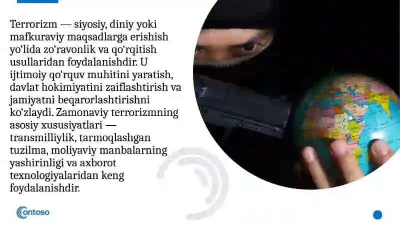 xalqaro tashkilotlarning terrorizmga qarshi kurashining ahamiyati 3