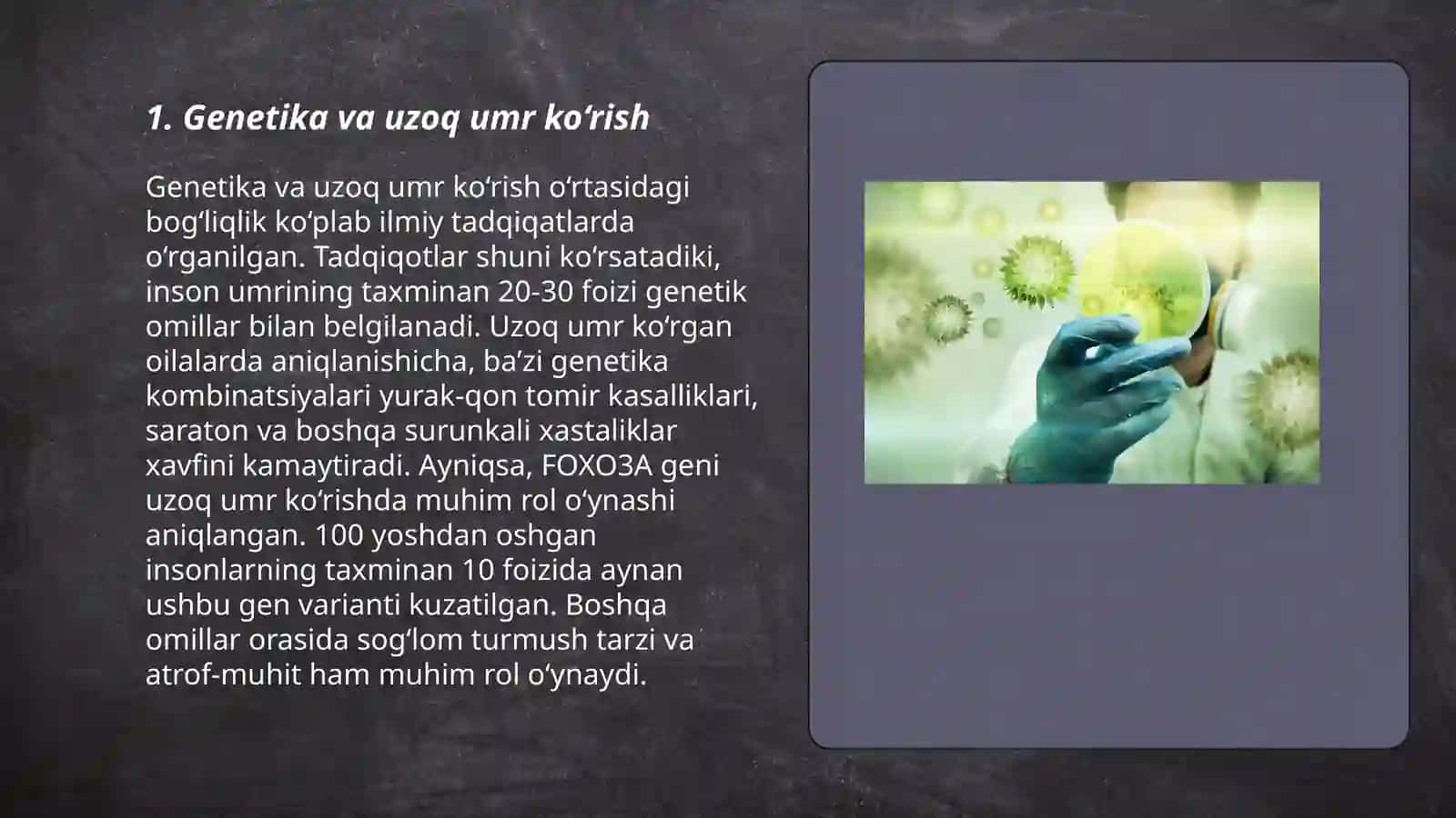 Uzoq umr ko'rish muammolari 3