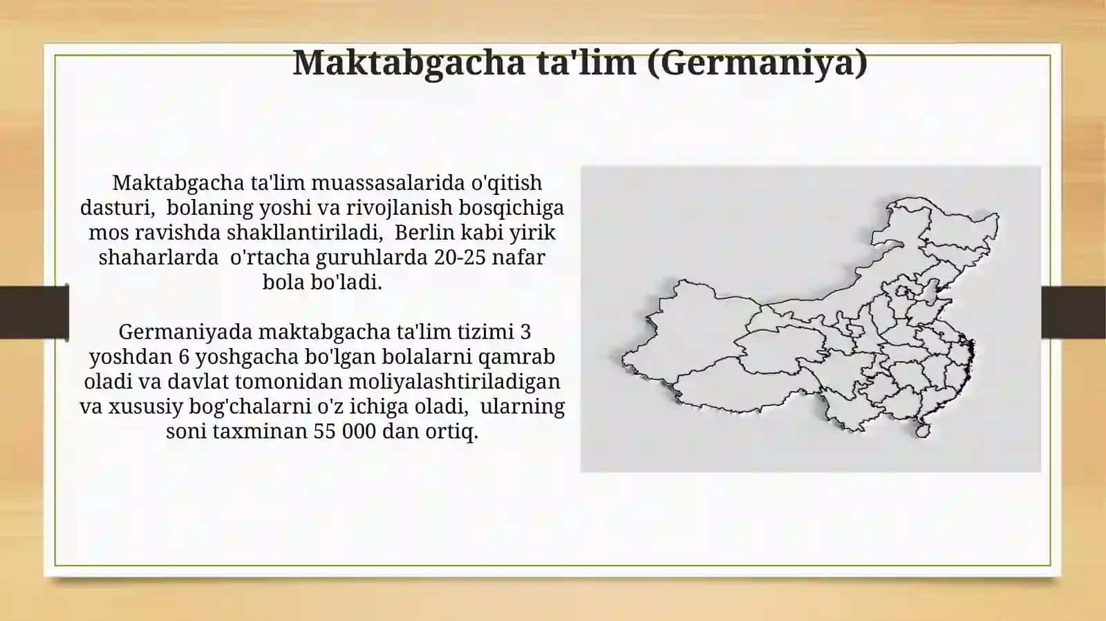 Janubiy Koreya AQSH Germaniya davlati taʼlim tizimi oʻziga xosligi grafik sxema asosida 3