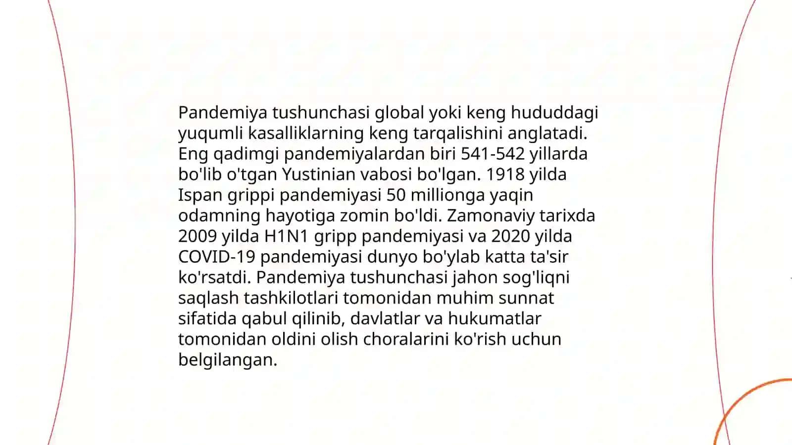 Pandemiya-xxi asrning global muammosi va uning oqibatlari 3