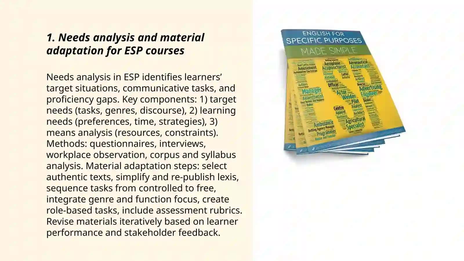Material adaptation for teaching foreign languages in specific-purpose contexts 3