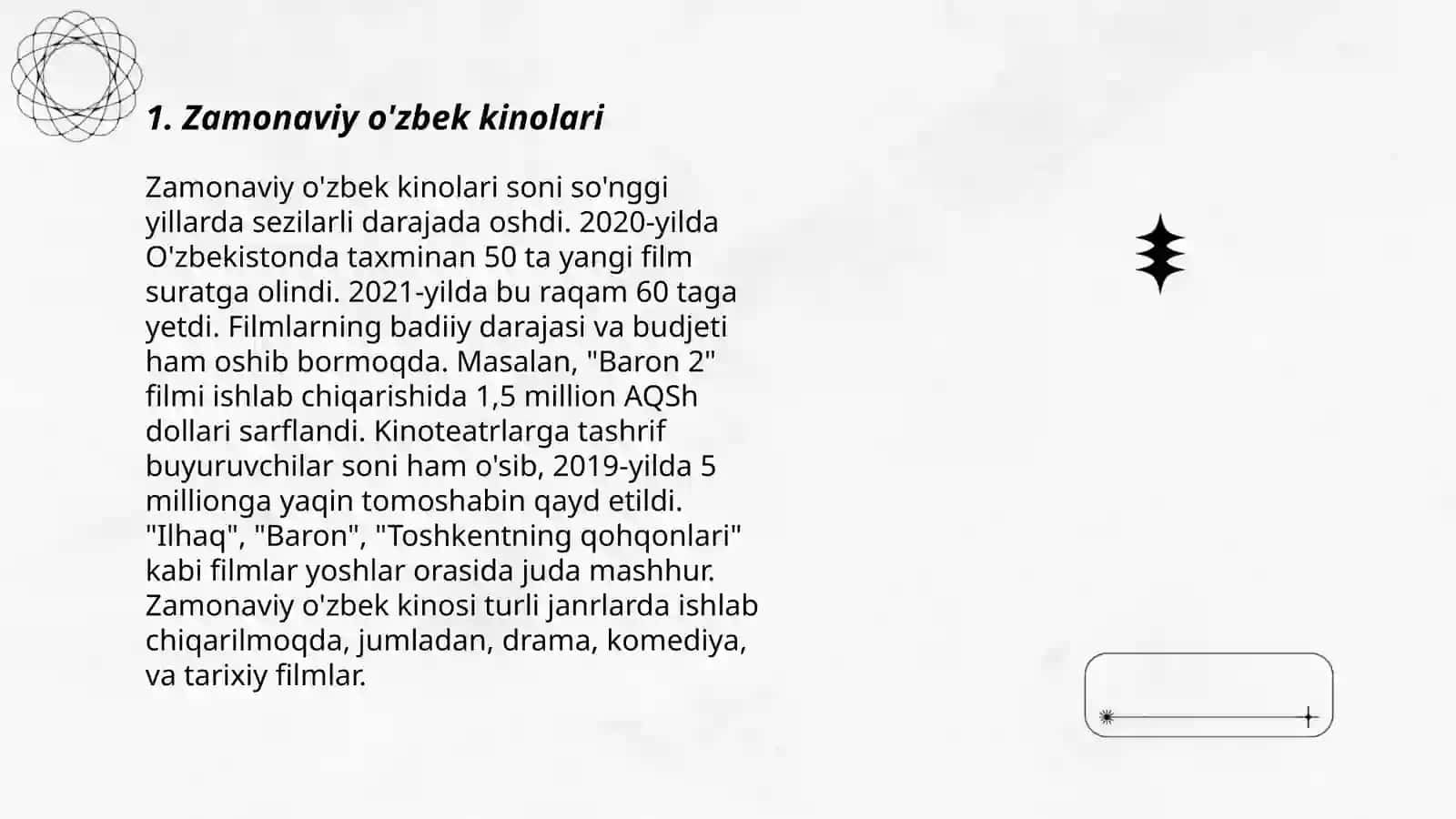 O'zbek kinosining tarixi 3