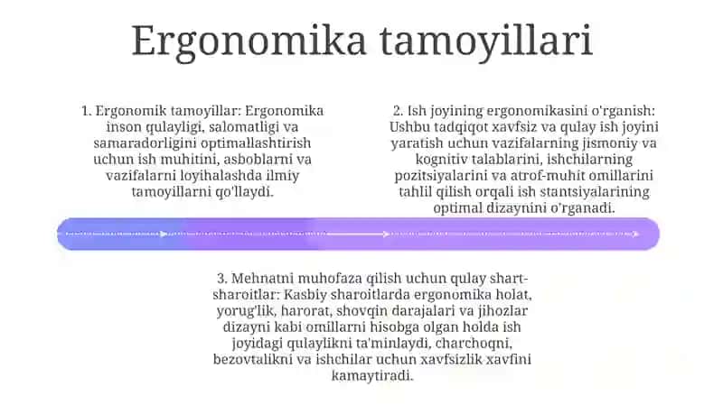 Hayot Faoliyati Xavfsizligining Komfort Sharoitlari Ishchi OʻRnini Erganomikasini OʻRganish 3