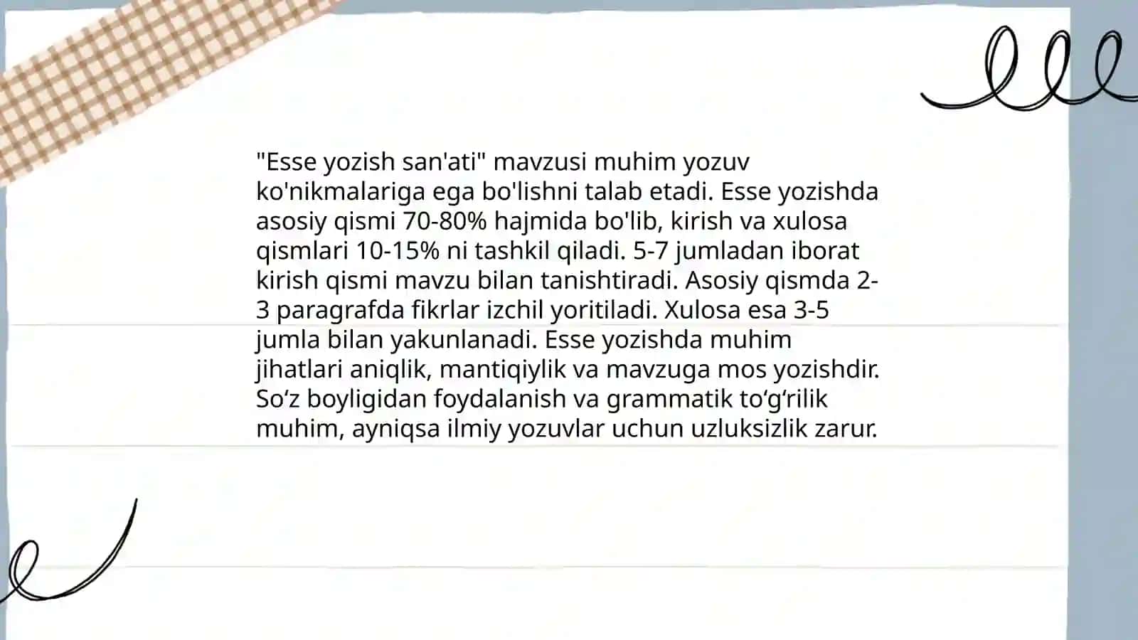 Esse yozish san'ati 3