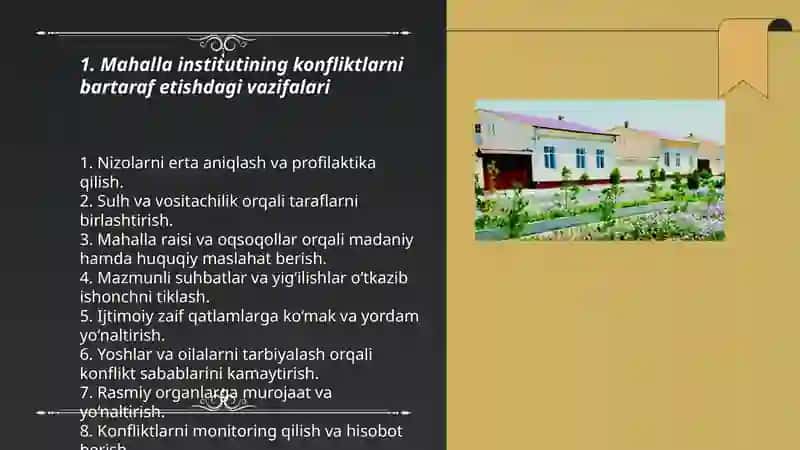 Konfliktlarni bartaraf etishda mahalla va muhit oʼrni 3