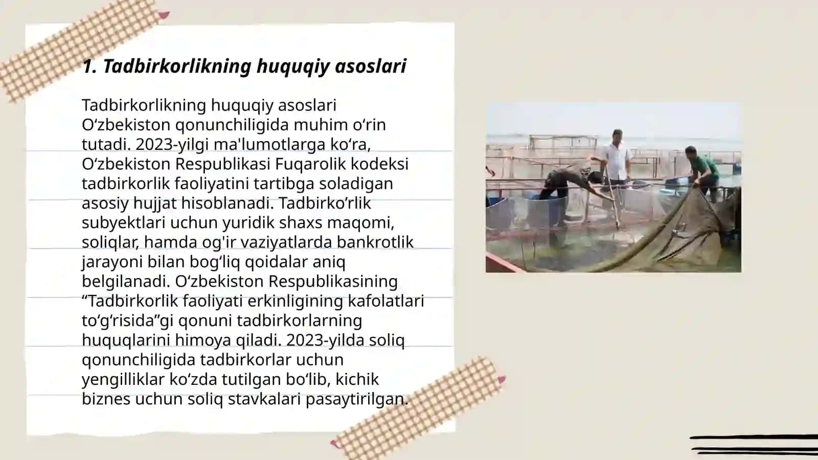 Tadbirkorlikning huquqiy asoslari 3