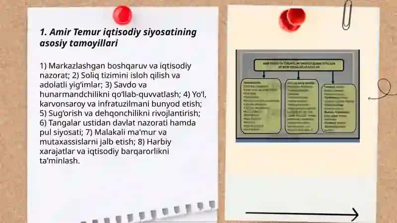 Amir Temur va Temuriylar davridagi iqtisodiy g’oyalar va iqtisodiy siyosat 3