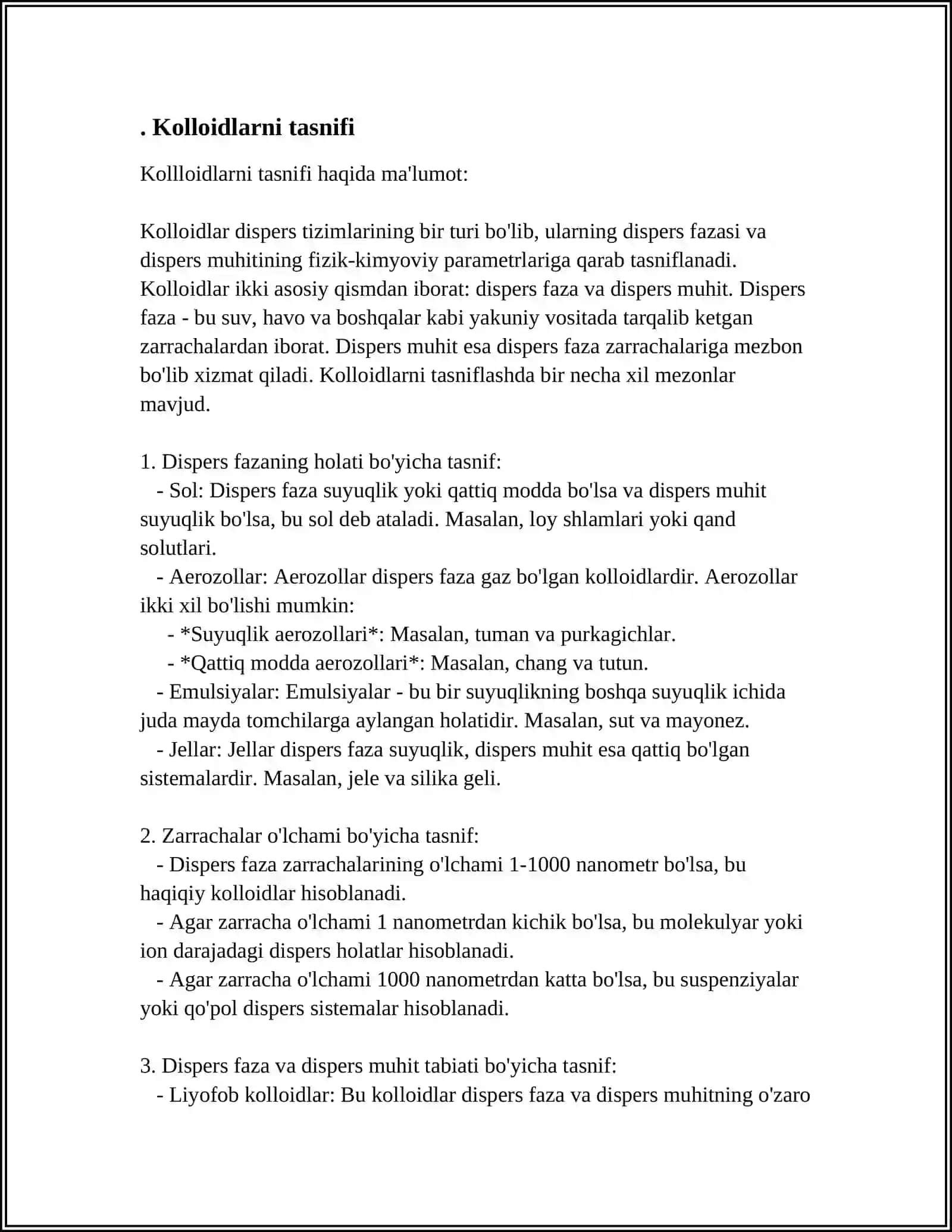 Kolloidlar 3