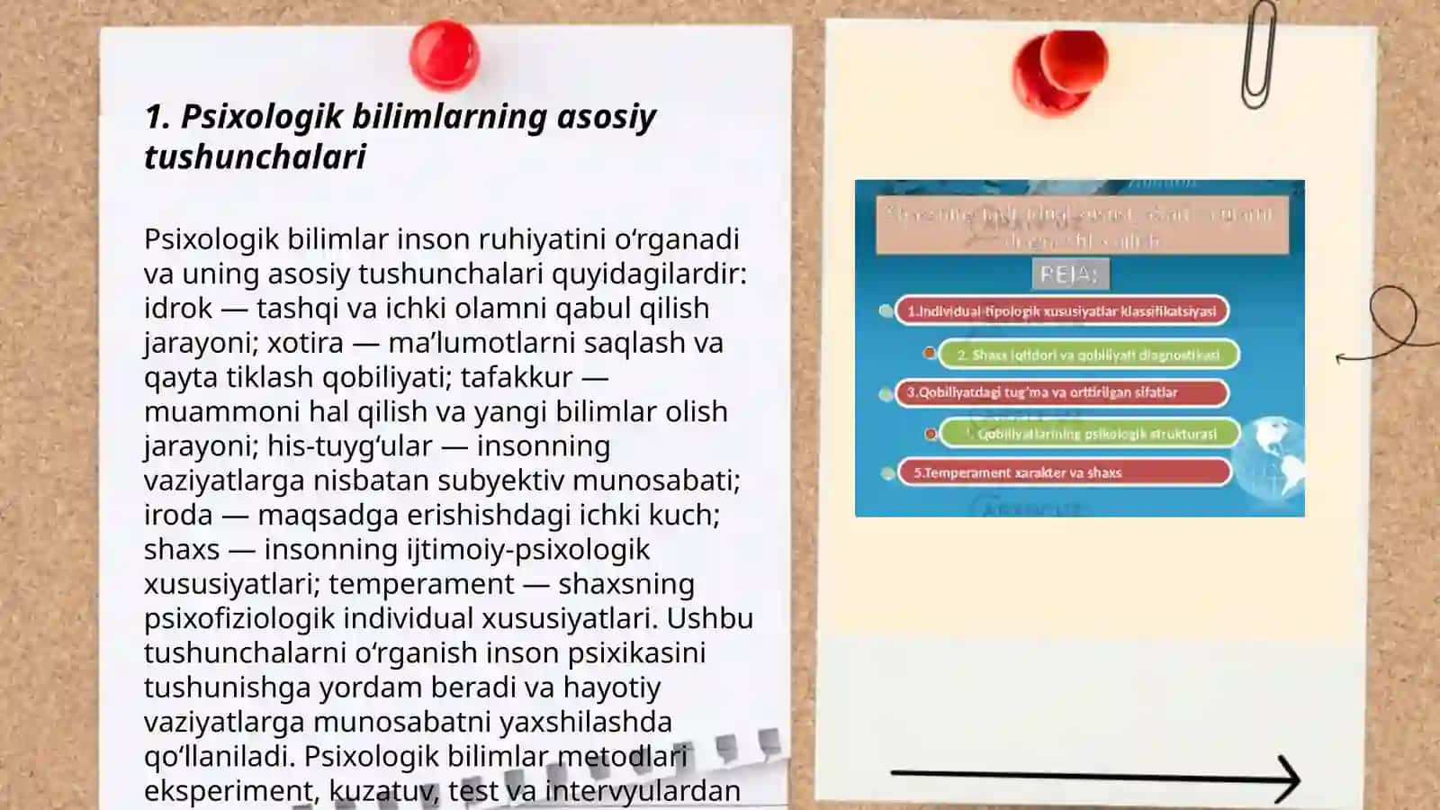 Psixologik bilimlarni taxlil qilish qonuniyatlari 3