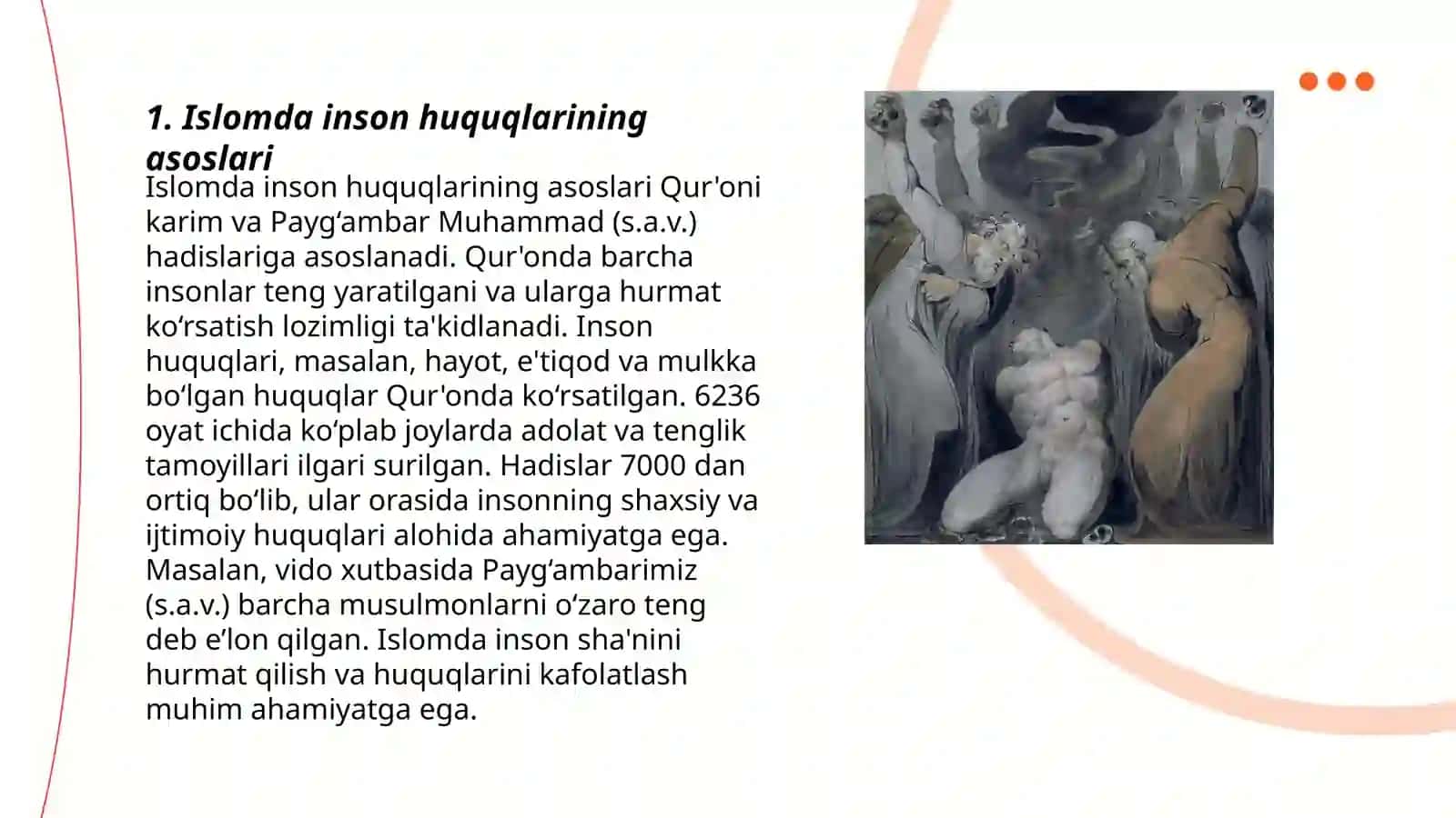 Islomda inson huquq va erkinliklarini ta'minlanishining o'ziga xos jihatlari 3