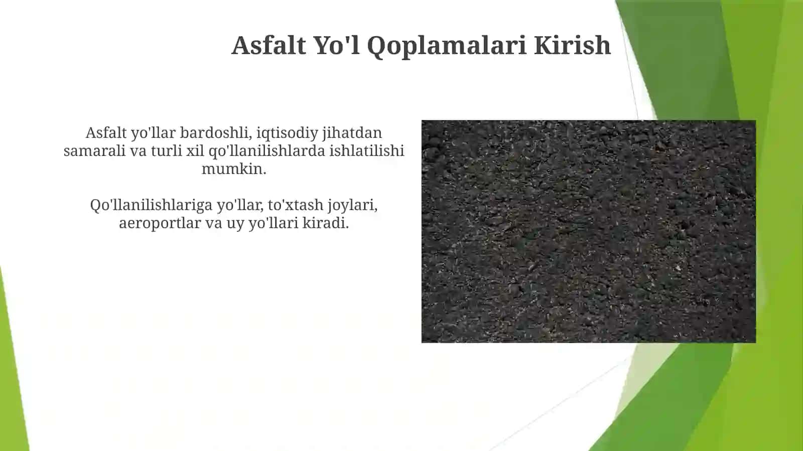 Neftyòlbitumlarivaularniyòlqurilishidaishlatishsohalari 3