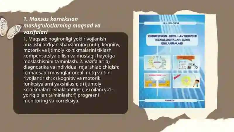 Maxsus korreksion mashgʻulotlar 3