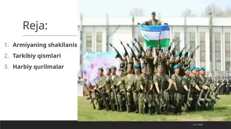 Mustaqillik yillarida qurolli kuchlar,ichki ishlar va davlat xavfsizlik tizimidagi islohotlar 3