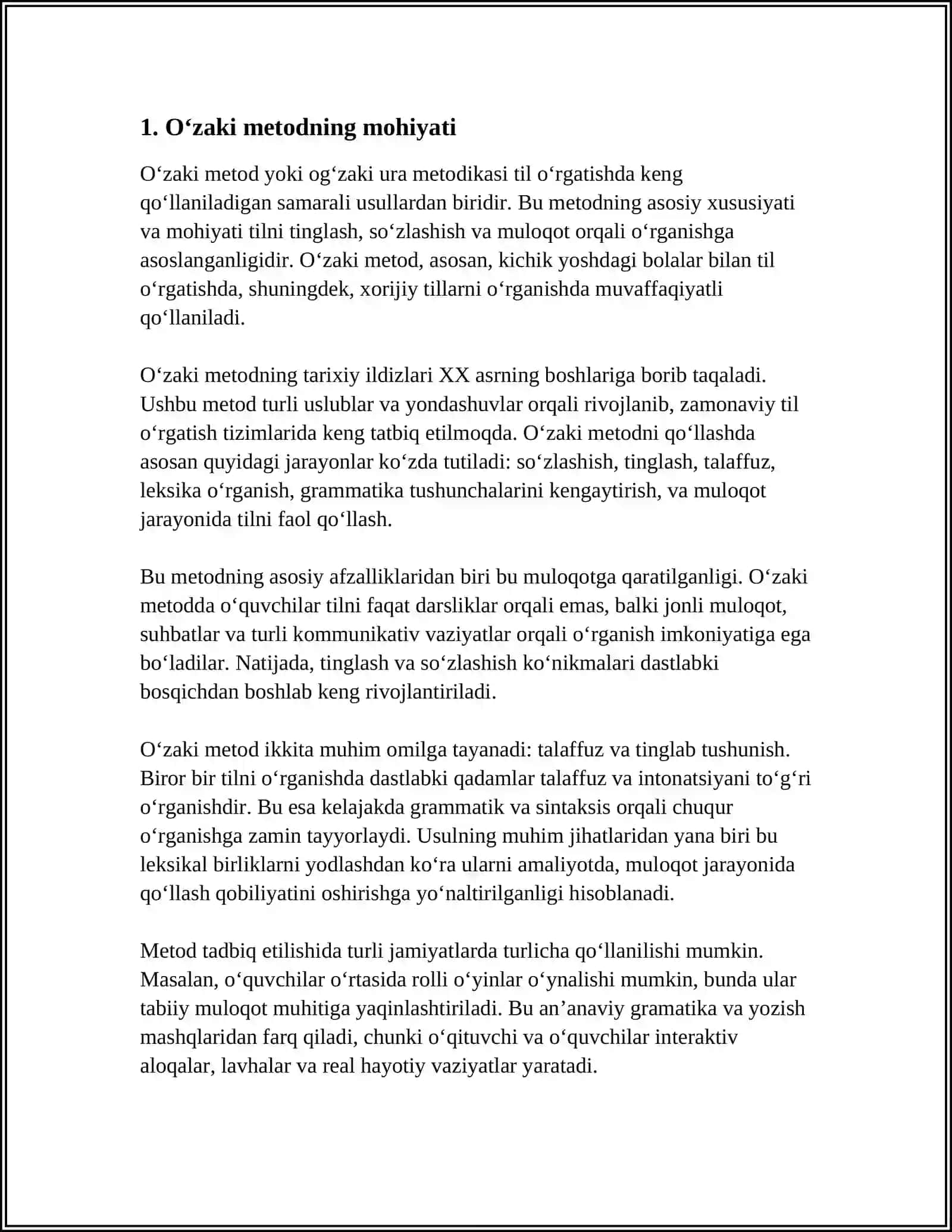 OG'ZAKI METOD HAMDA UNING TURLARINI "DARAXT " STRATEGIYASI ORQALI ANIQLASH 3