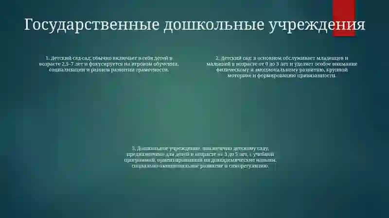Организационная Структура Различных Типов Дошкольных Образовательных Организаций 3