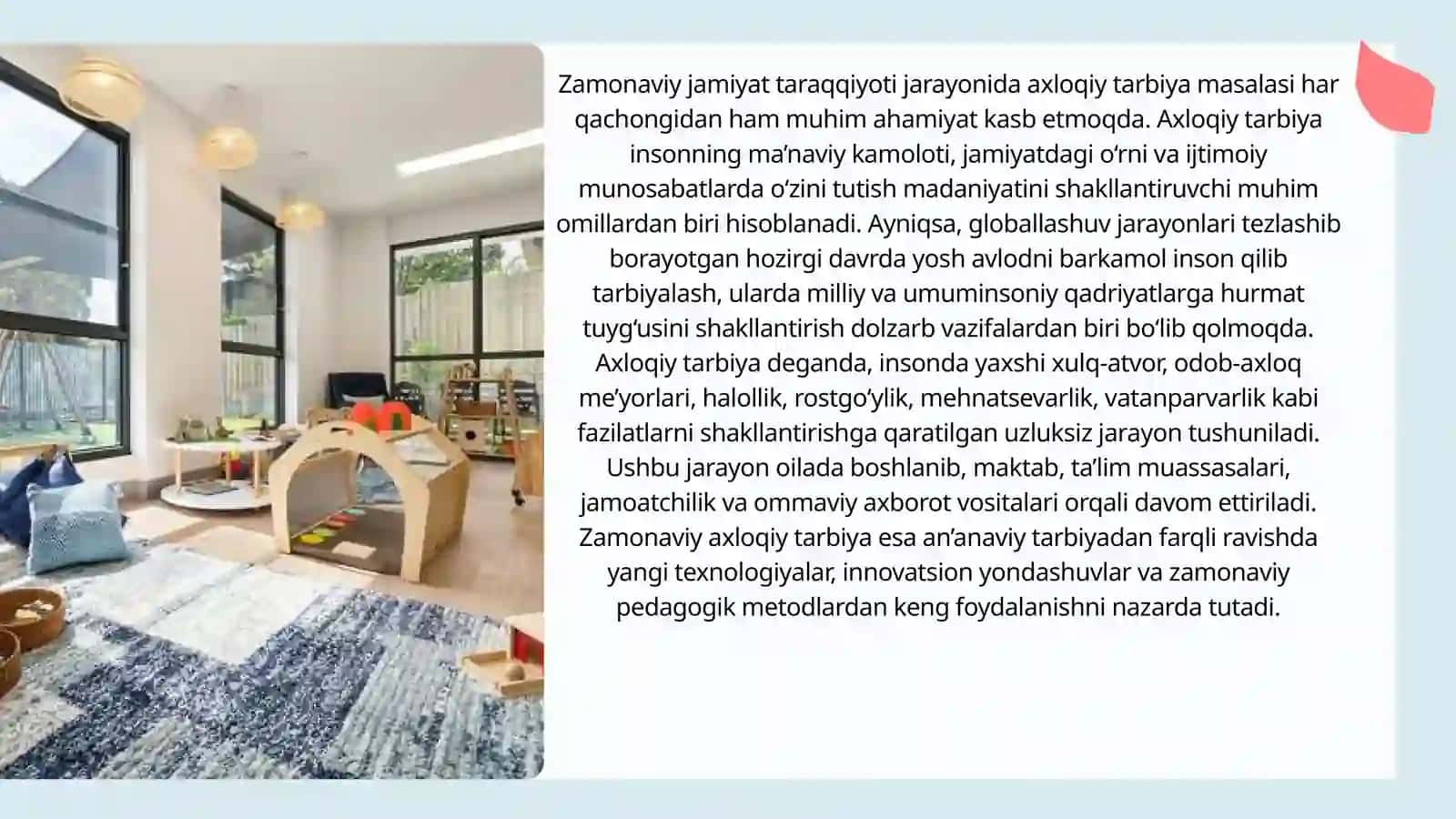 ZAMONAVIY AXLOQIY TARBIYANING YUTUQLARI VA KAMCHILIKLARI 3