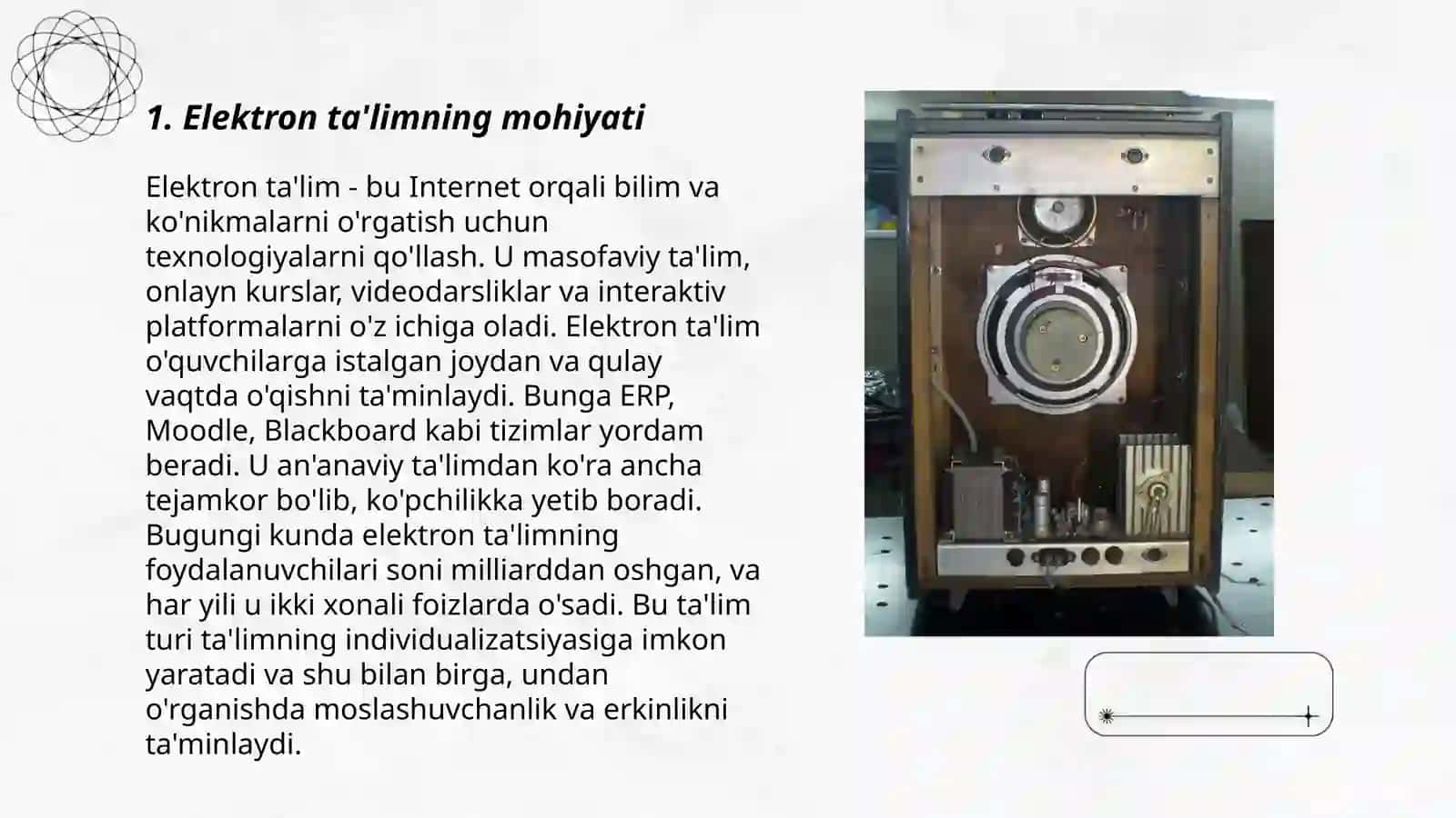 Elektron ta'lim va uni tashkil etish asoslari 3