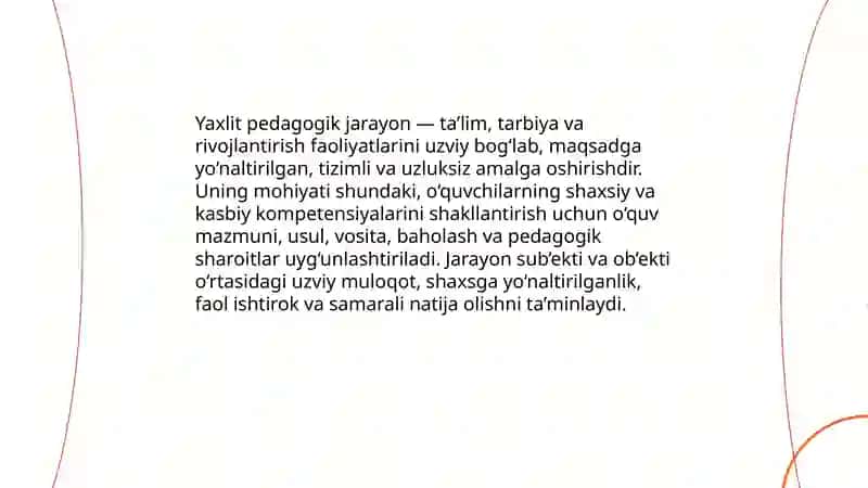 Yaxlit pedagogik jarayon va uning etaplari 3