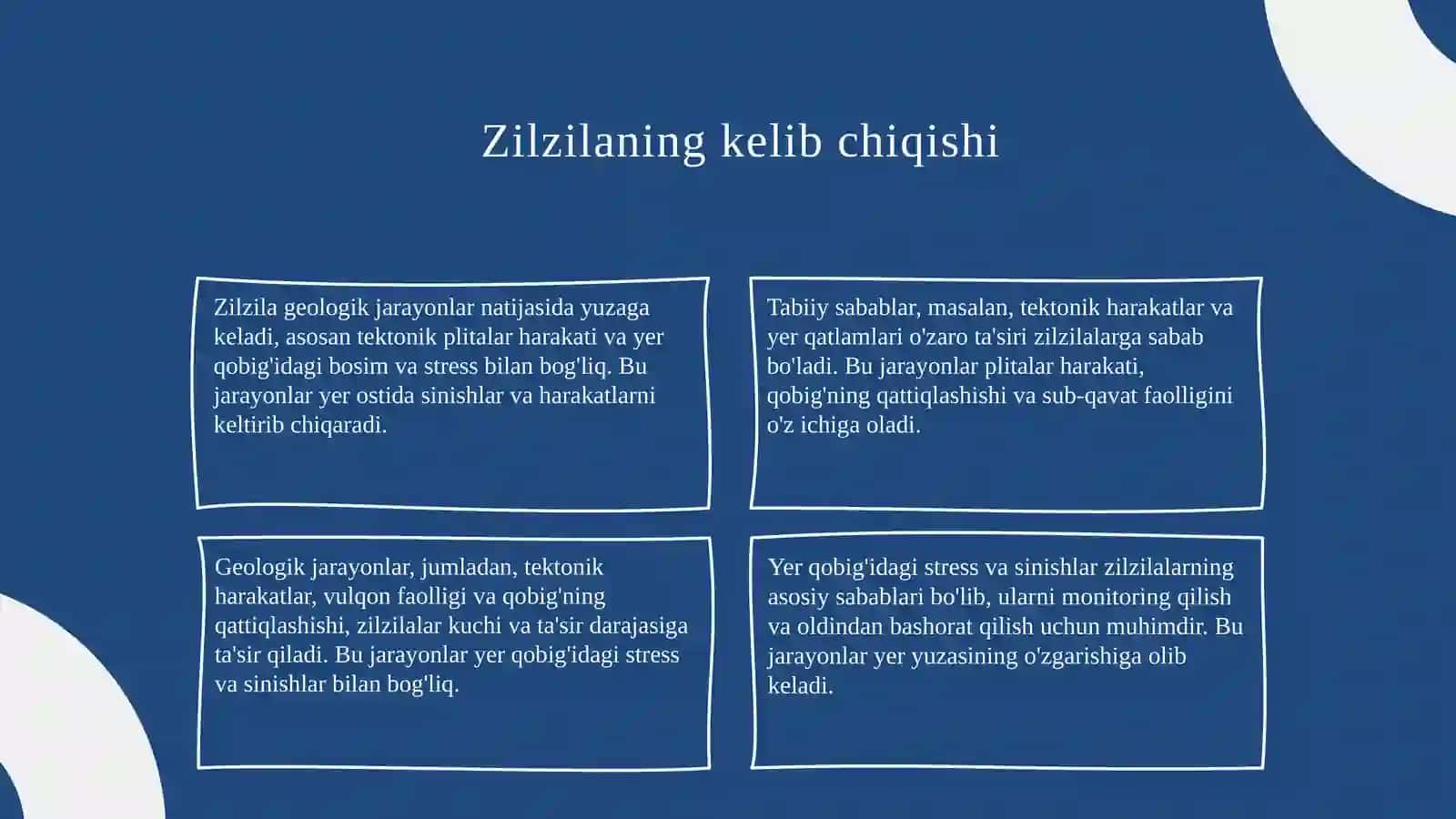 Zilzilaning kelib chiqishi sabablari,tarqalishi va halokatli oqibatlari 3