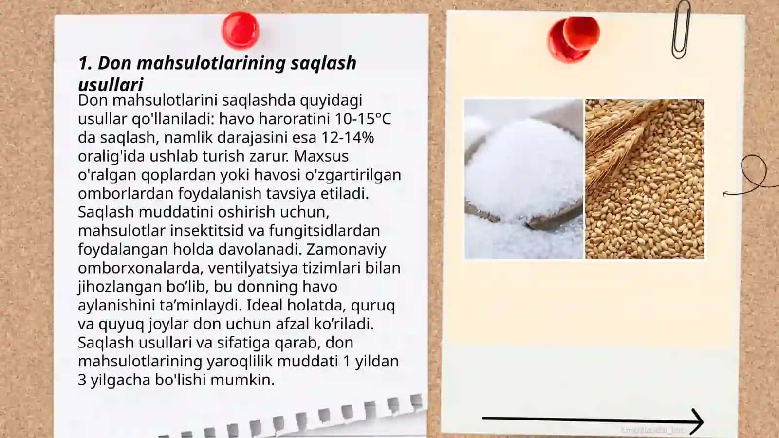 Don va don mahsulotlarini saqlash va qayta ishlash tizimi 3
