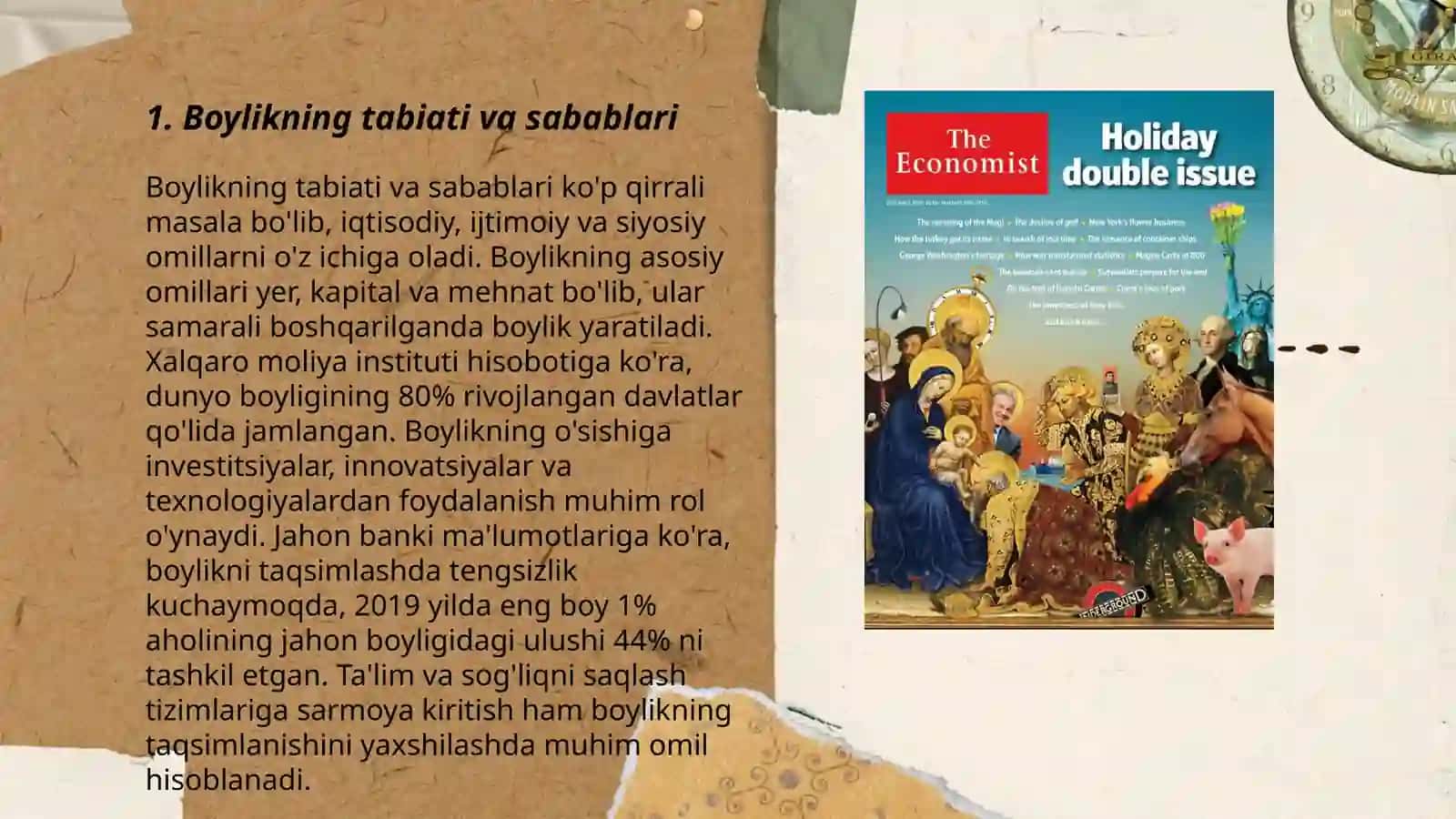 Adam Smitning iqtisodiy taʼlimotlari Allanazarova Ruxshona 3