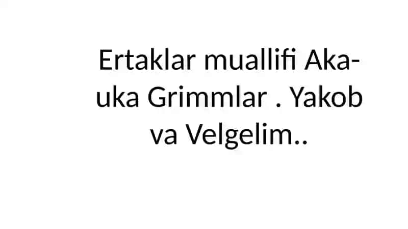 Mamaraximova Gulirano Bolalar adabiyotifanidan 2-topshiriq 3