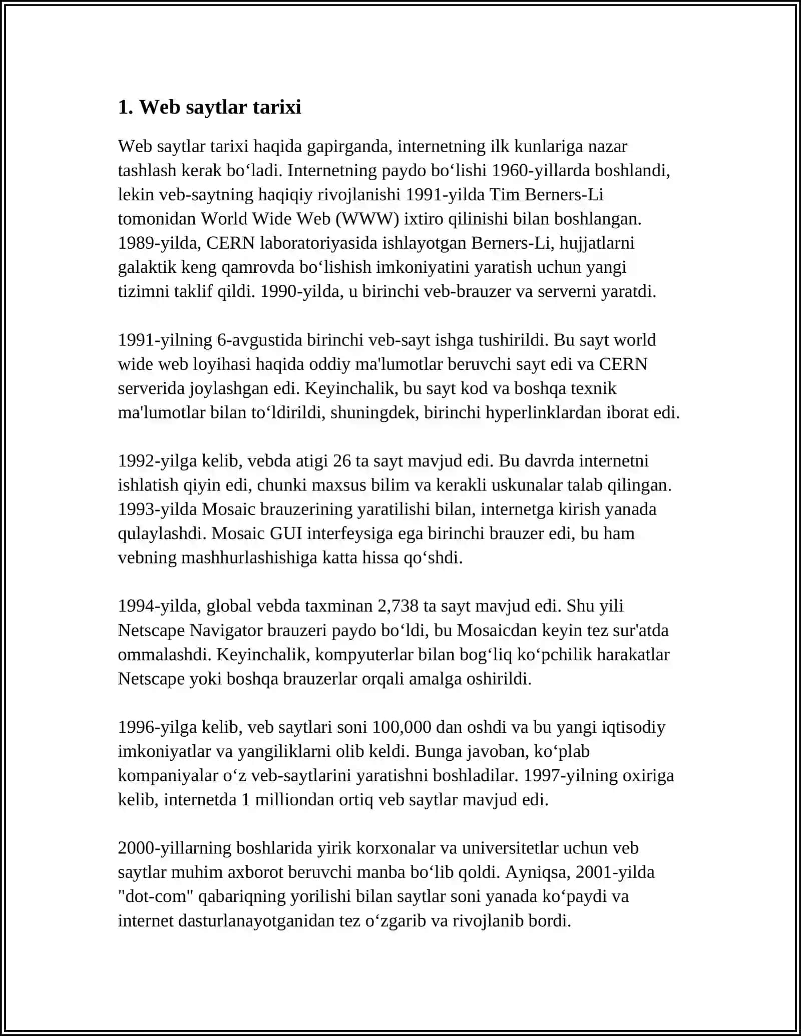 WEB SAYTLAR HAQIDA 3