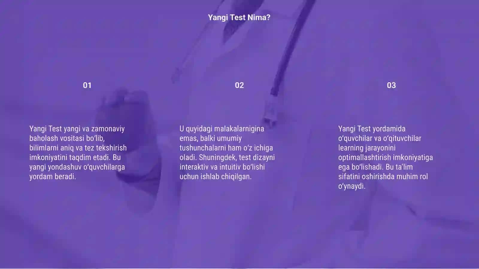 Yangi Test 3