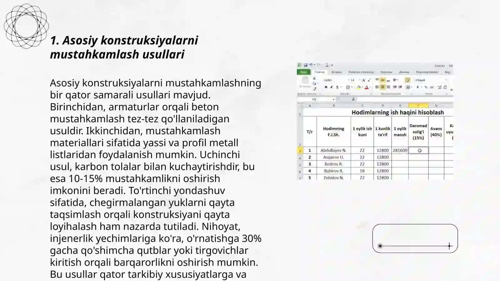 Asosiy konstruksiyalarni mustahkamlash usullari 3