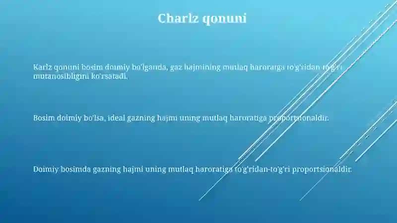 Gaz qonunlari 3