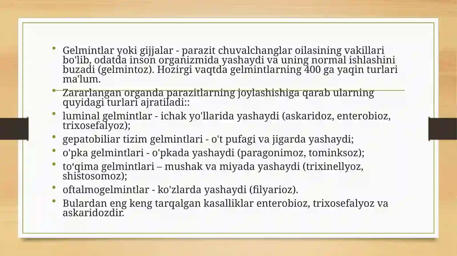 Gijjalarni davolash usullari 3