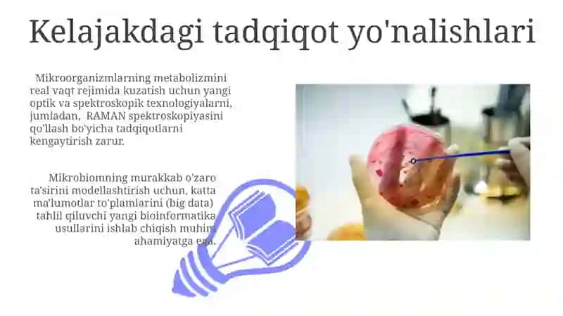 Mikroorganizmlarda metabolizmni kuzatish 3