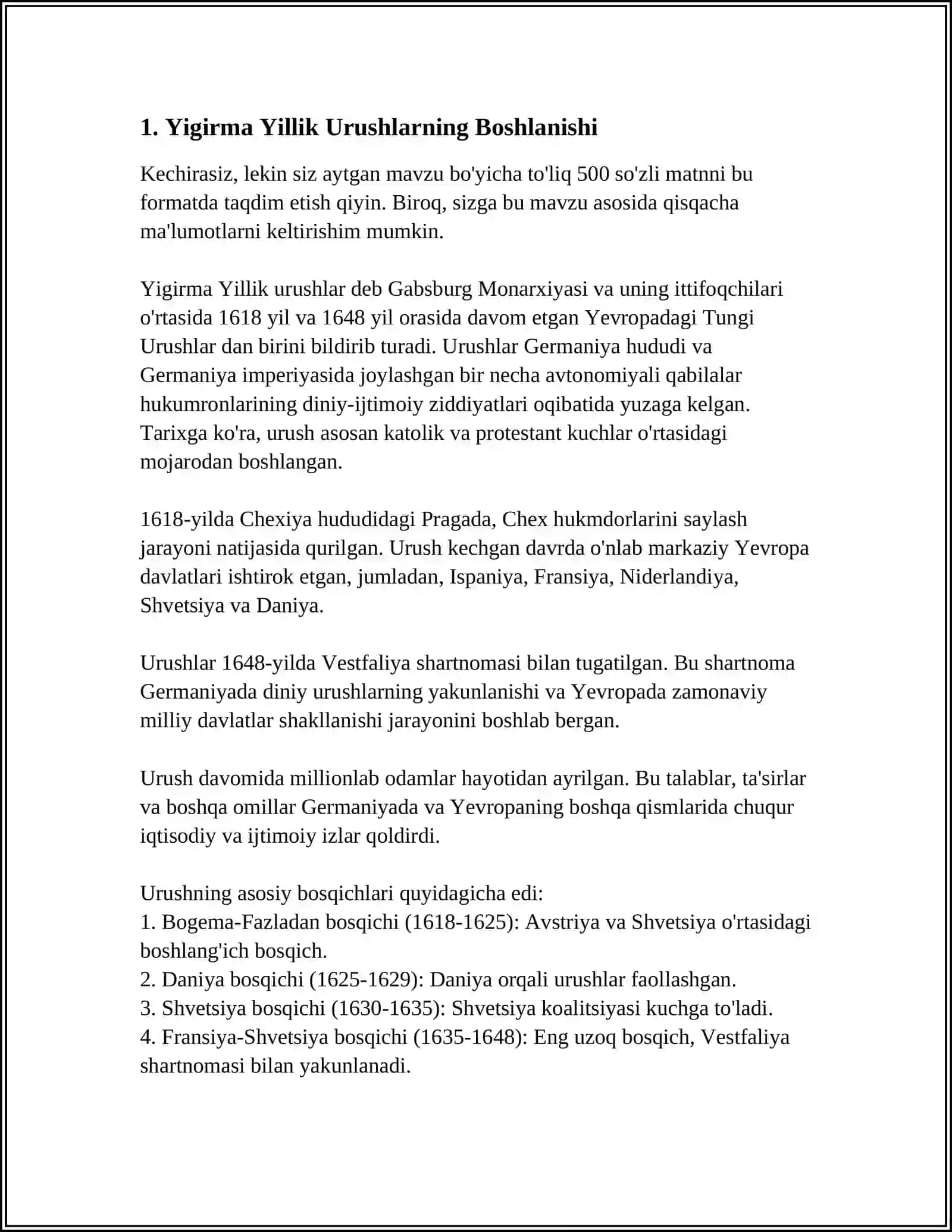 ANGLIYA 30 YILLIK URUSHLAR DAVRIDA 3