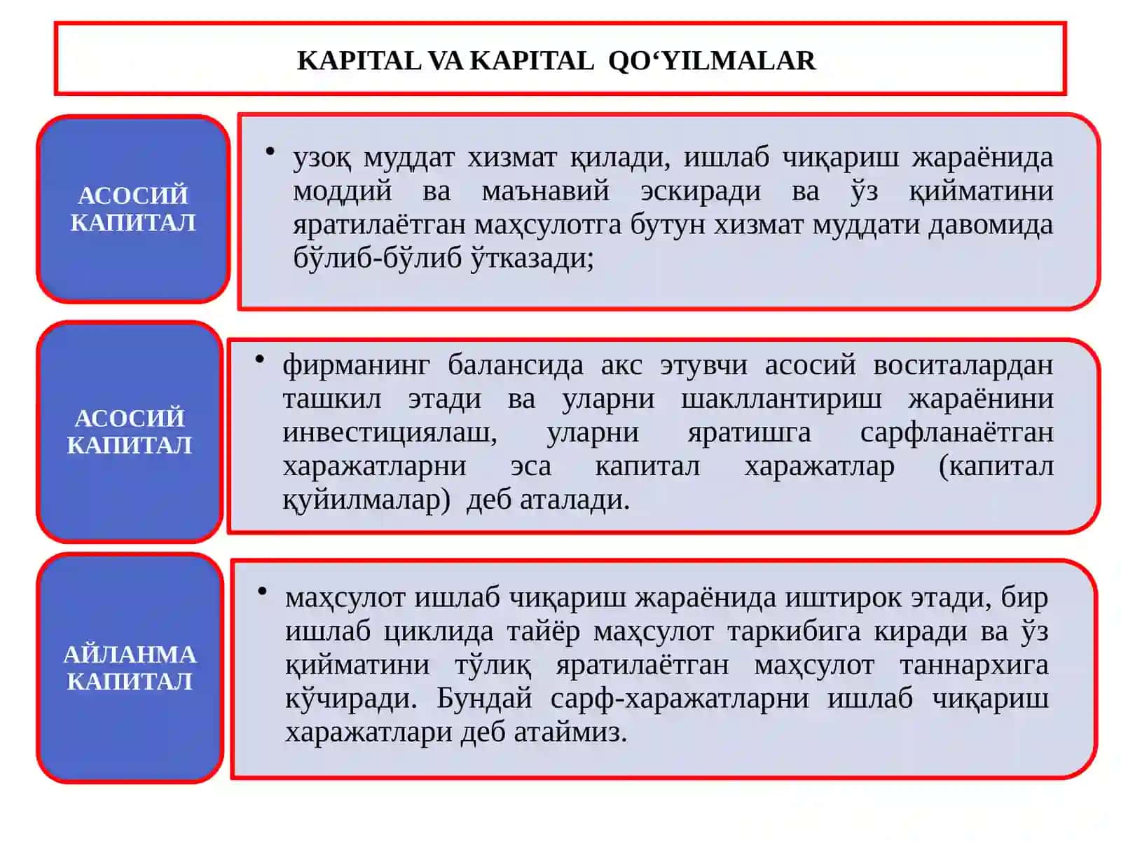 17-mavzu. KAPITAL QOʻYILMALAR VA KAPITAL BOZORI 3
