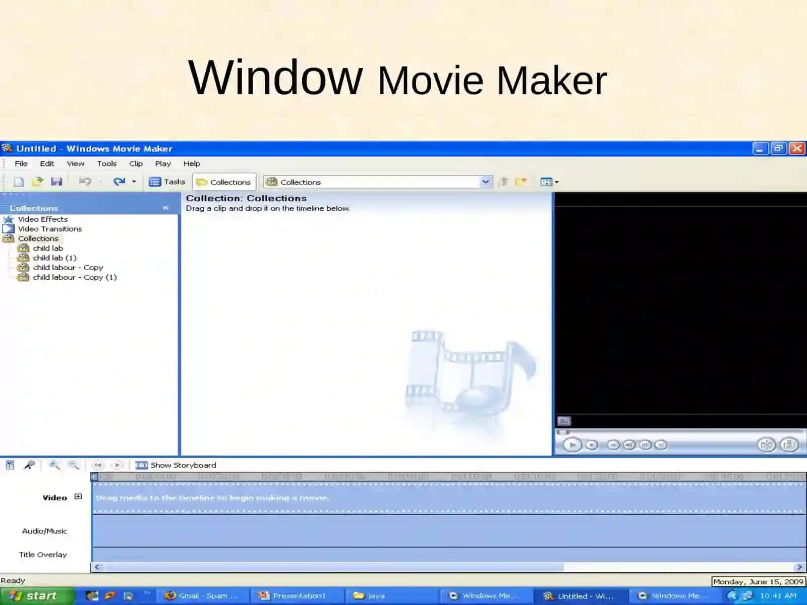 Windows Movie Maker 3