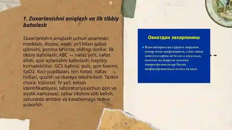 Zaxarlanishlarda yordam ko‘rsatish, me'dani zondlash 3
