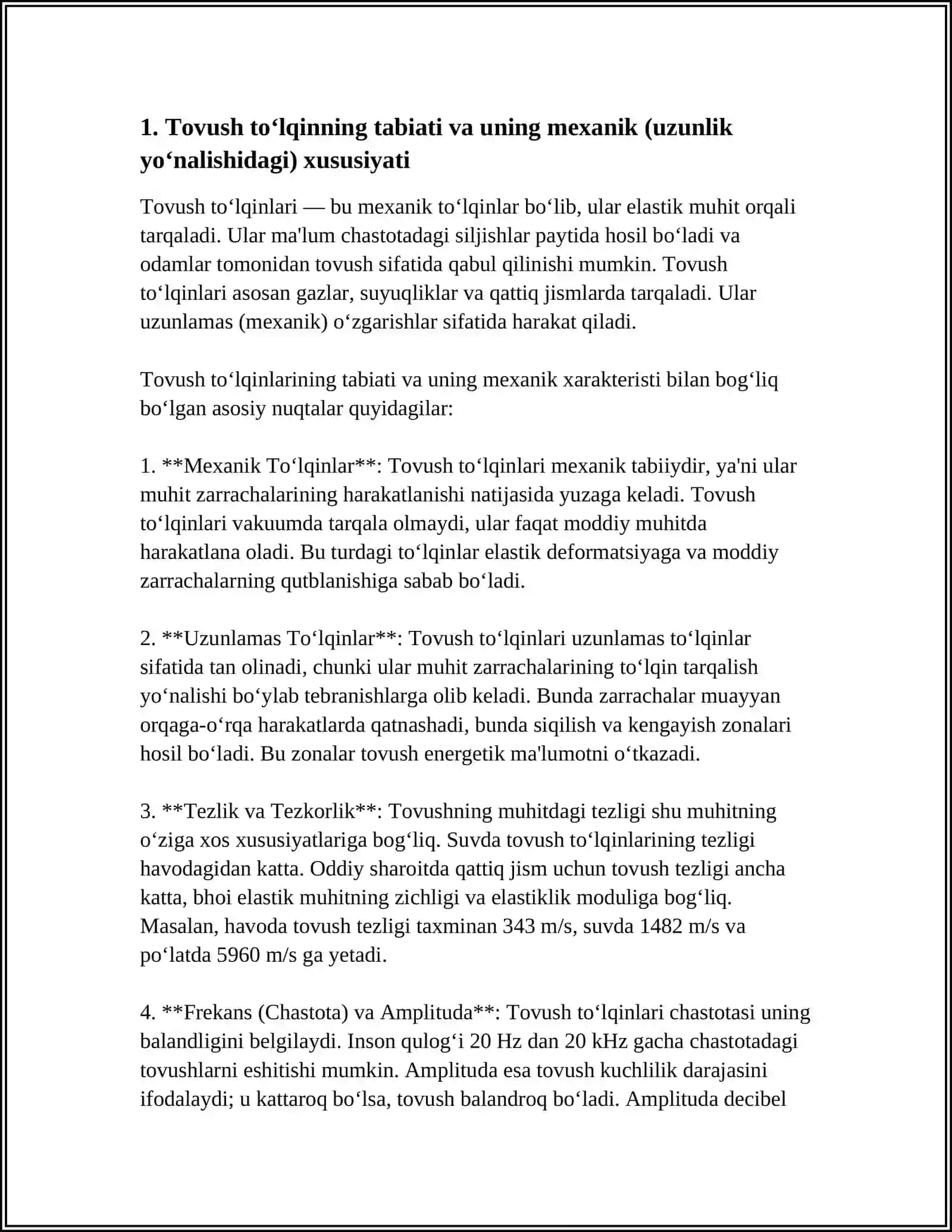 TOVUSH TOʻLQINLARIN VA ULARNING XARAKTERISTIKALARI 3