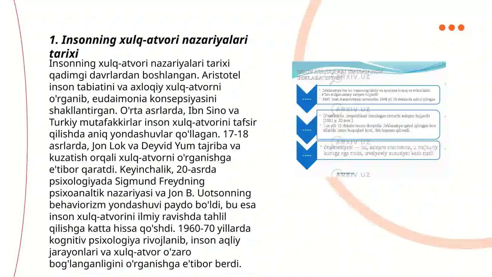 Insonning tashkilotdagi hulqi nazariyasi va konsepsiyasi 3