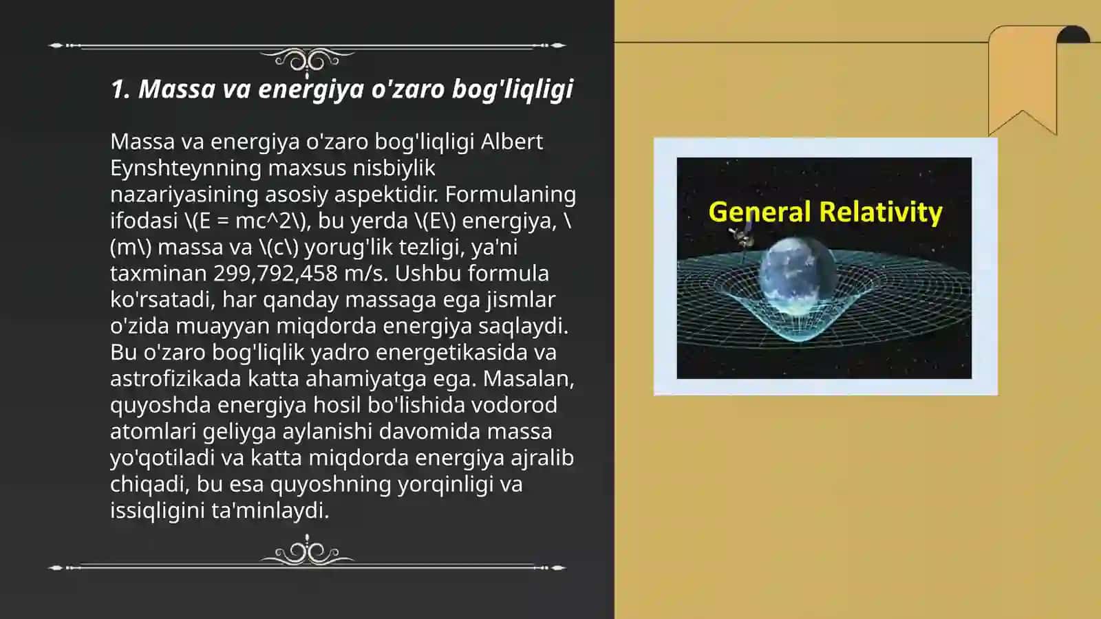 Maxsus nisbiylik nazariyasi 3