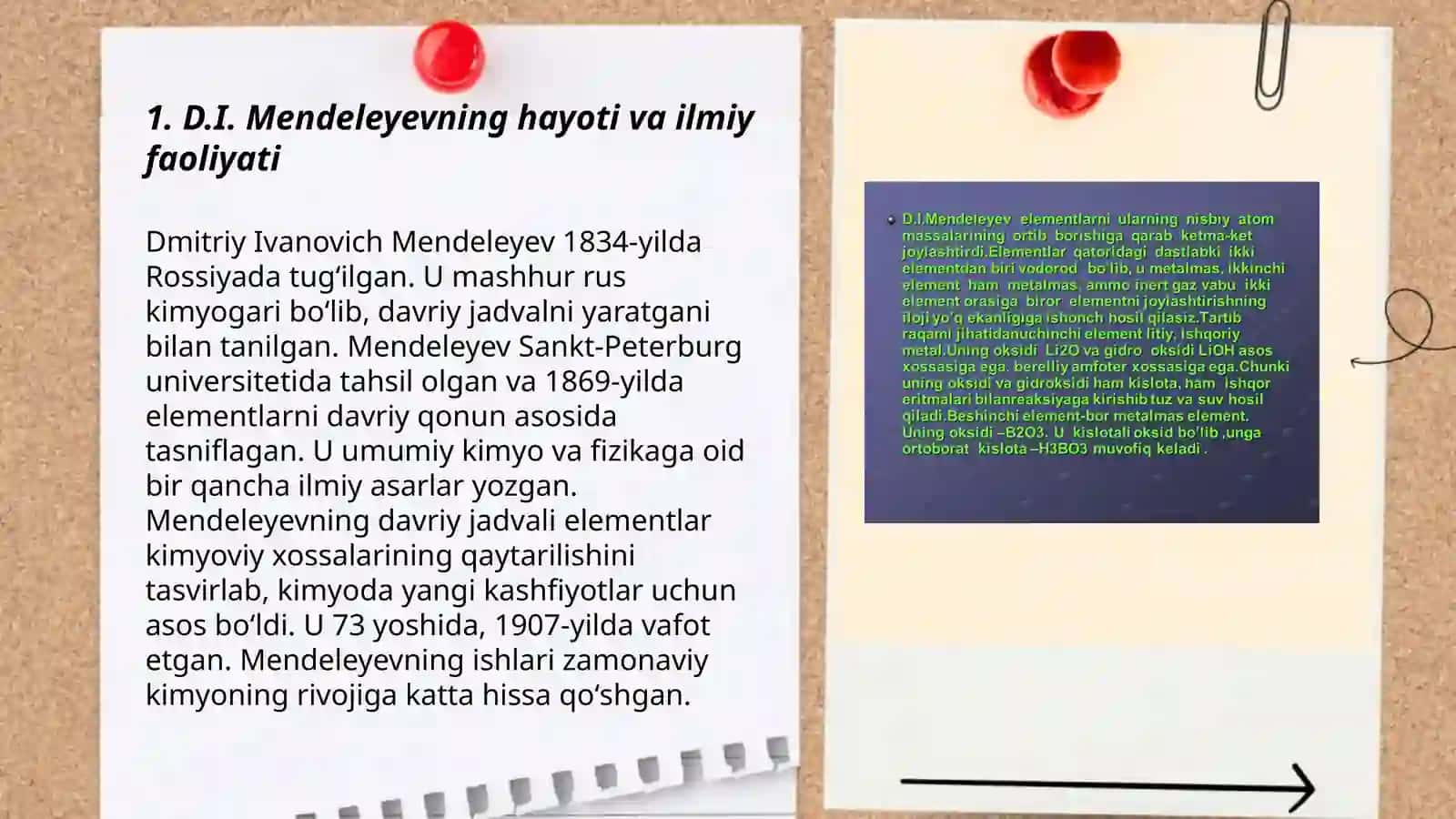 D.I.Mendeleyevning elementlar davriy qonuni va davriy jadvalining yaratilishi 3
