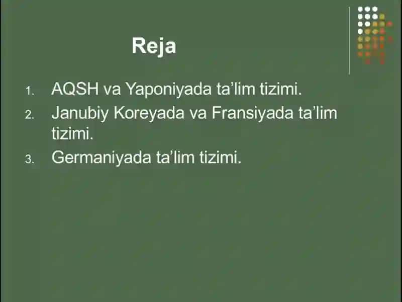 Amerika Qo’shma Shtatlarida ta’lim tizimi 3