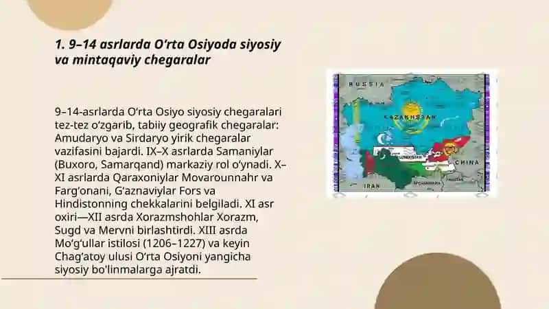 9-14 asrlarda o’rta osiyo tarixiy geografiyasi 3